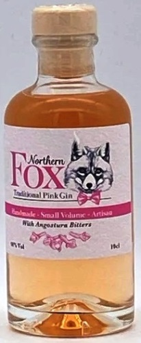 Northern Fox Yorkshire Gin - Traditional Pink 10cl