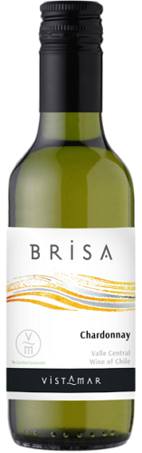 Mini Bottle 187.5ml Vistamar Chardonnay  'Brisa' 2021 Chile