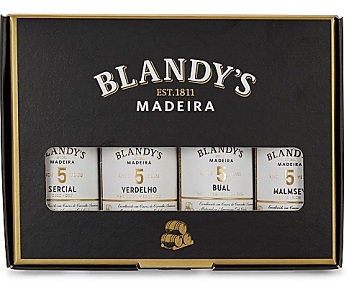 Blandy's 5 Year Old Madeira Mini Gift Pack 4 x 50ml